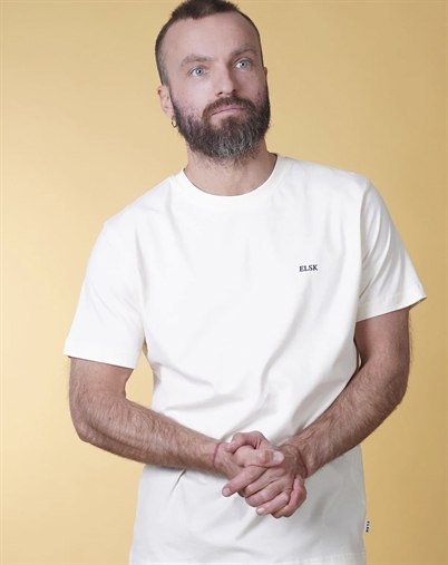 Elsk - Off Duty Mens Brushed T-Shirt - Off White